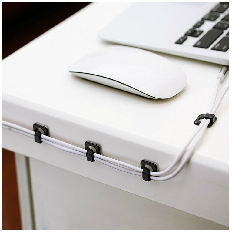 Self-Adhesive Mini Wire Organizer & Cable Management Clips